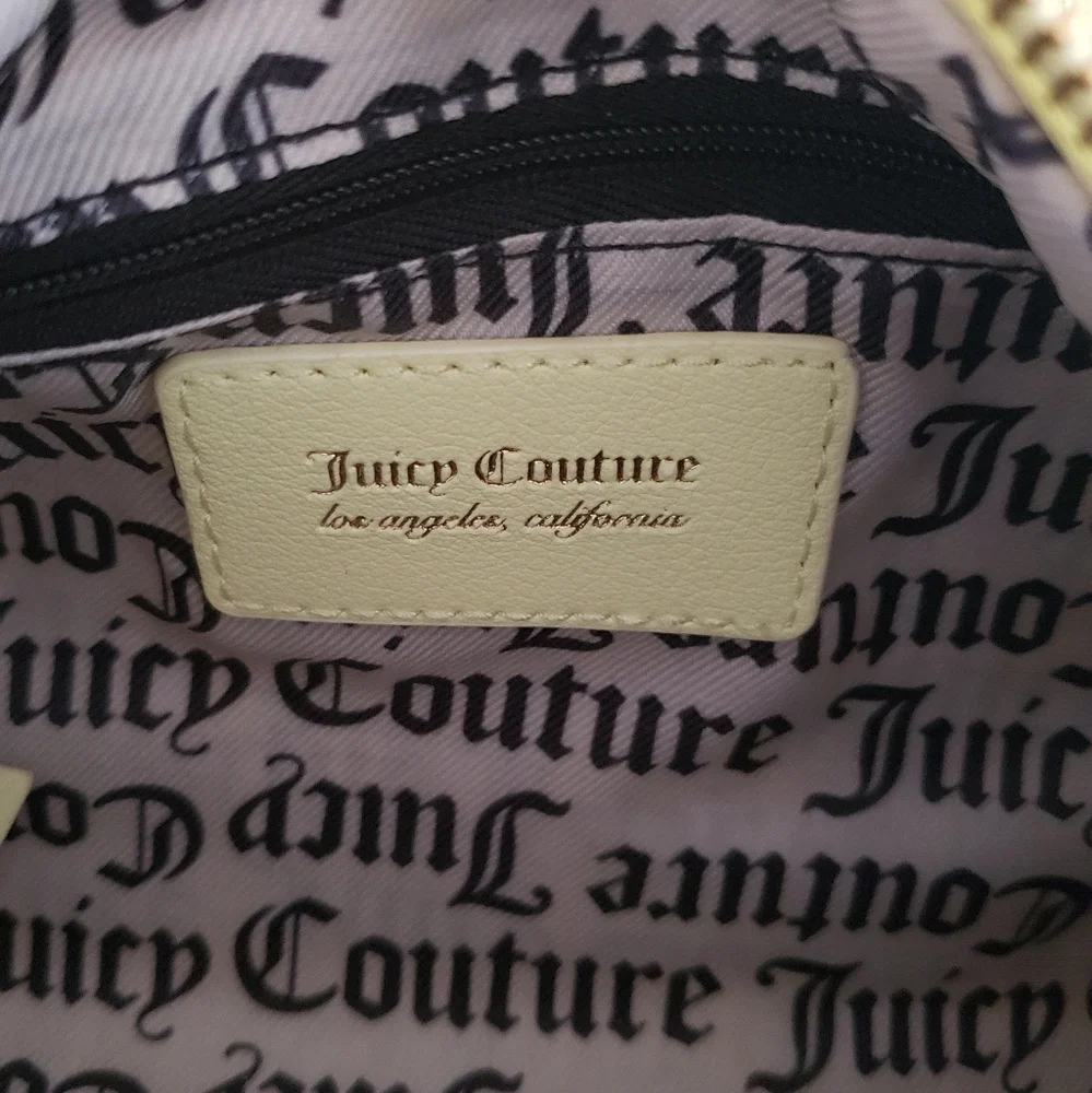 Juicy Couture Bestsellers Yellow Mini Barrel Crossbody Bag NWT